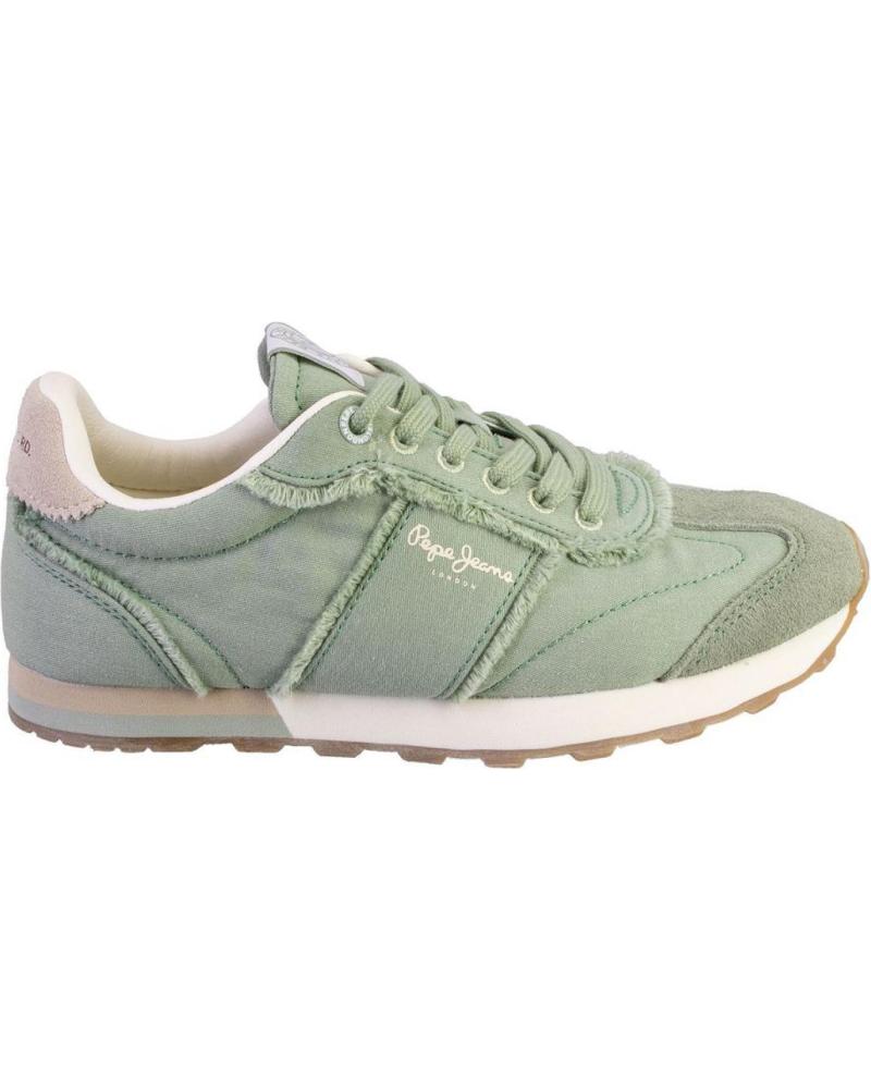 Sportschuhe PEPE JEANS  für Damen PLS40034 ZAPATILLAS CASUAL DE MUJER  VERDE