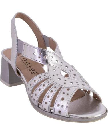 Sandali PITILLOS  per Donna 10530 SANDALIAS DE MUJER PIEL  PLATA