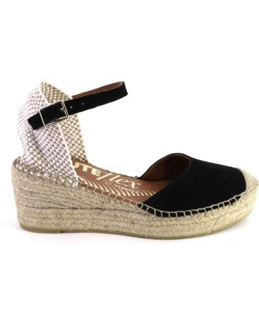 Sandalen VIGUERA  für Damen 2218VITELO ALPARGATAS DE MUJER ANTE SERRAJE  NEGRO