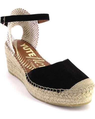 Sandálias VIGUERA  de Mulher 2218VITELO ALPARGATAS DE MUJER ANTE SERRAJE  NEGRO