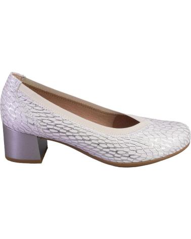 Bailarinas PITILLOS  de Mujer 10460 ZAPATOS DE MUJER PIEL  PLATA