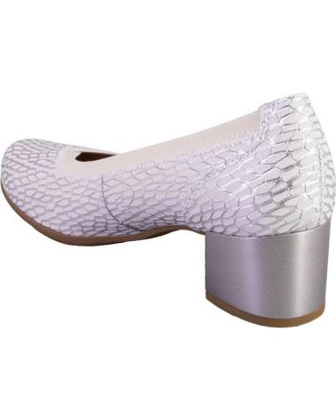 Bailarinas PITILLOS  de Mujer 10460 ZAPATOS DE MUJER PIEL  PLATA