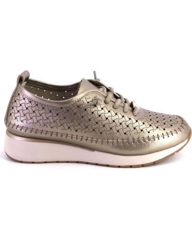 Zapatillas deporte TREINTAS  de Mujer L4361 ZAPATILLAS CASUAL DE MUJER PIEL  BRONCE