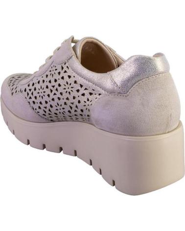 Zapatillas deporte CALLAGHAN  pour Femme 32121 ZAPATOS CON CORDONES DE MUJER PIEL  HIELO