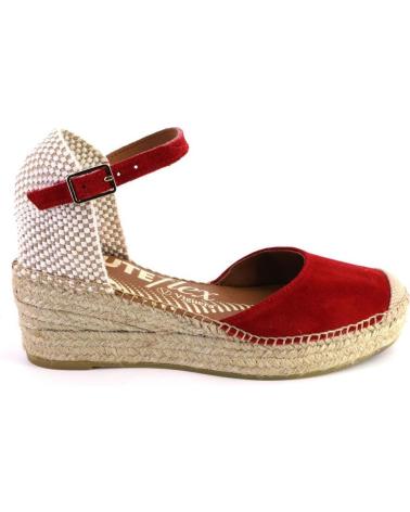 Sandalen VIGUERA  für Damen 2218VITELO ALPARGATAS DE MUJER ANTE SERRAJE  ROJO