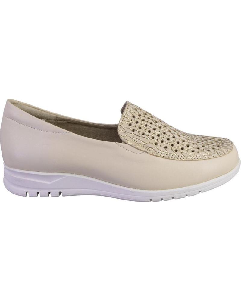 Woman Mocasines PITILLOS 20102 MOCASINES DE MUJER PIEL  CREMA