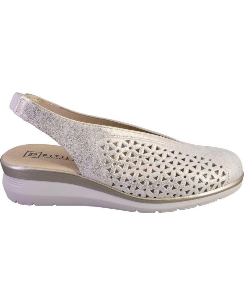 Ballerines PITILLOS  pour Femme 10370 ZAPATOS DE MUJER PIEL  ORO