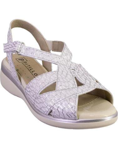 Sandali PITILLOS  per Donna 10341 SANDALIAS DE MUJER PIEL  PLATA