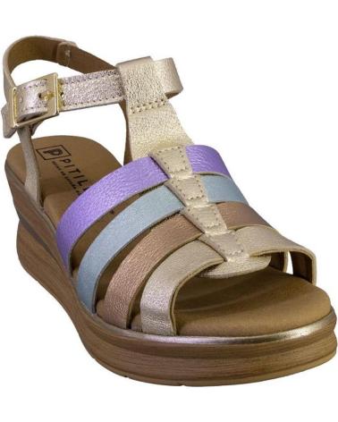 Sandales PITILLOS  pour Femme 10354 SANDALIAS DE MUJER PIEL  ORO