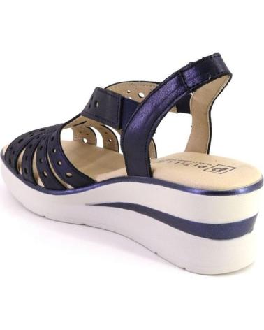 Sandali PITILLOS  per Donna 10363 SANDALIAS DE MUJER PIEL  AZUL MARINO