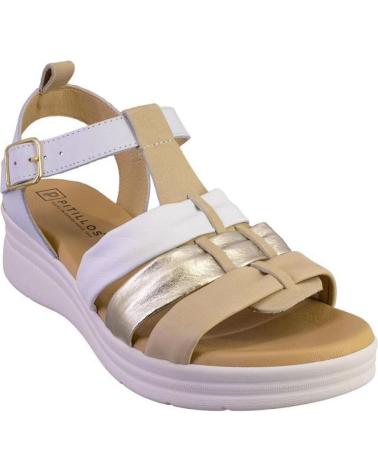 Sandalias PITILLOS  de Mujer 10614 SANDALIAS DE MUJER PIEL  BLANCO