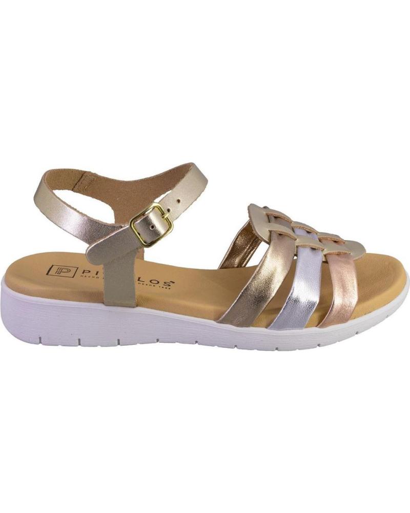 Sandalen PITILLOS  für Damen 10601 SANDALIAS DE MUJER PIEL  ORO