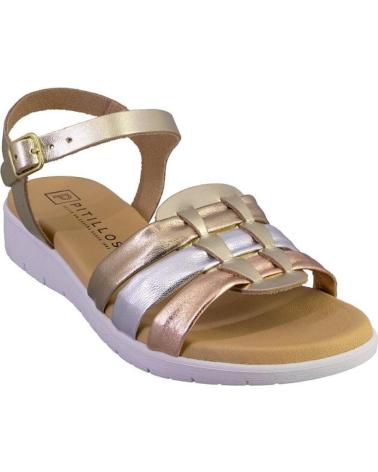 Sandalen PITILLOS  für Damen 10601 SANDALIAS DE MUJER PIEL  ORO