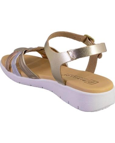 Sandalen PITILLOS  für Damen 10601 SANDALIAS DE MUJER PIEL  ORO