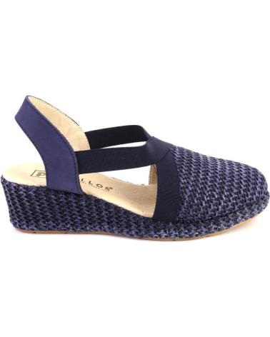 Sandales PITILLOS  pour Femme 10623 ALPARGATAS DE MUJER  AZUL MARINO