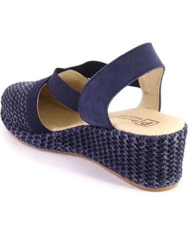 Sandales PITILLOS  pour Femme 10623 ALPARGATAS DE MUJER  AZUL MARINO