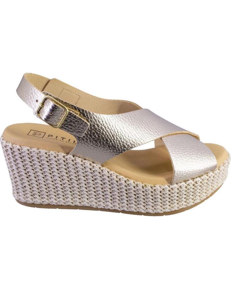 Sandalias PITILLOS  de Mujer 10570 SANDALIAS DE MUJER PIEL  ORO