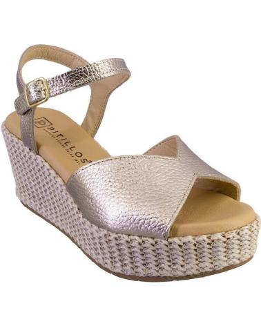 Sandales PITILLOS  pour Femme 10571 SANDALIAS DE MUJER PIEL  ORO