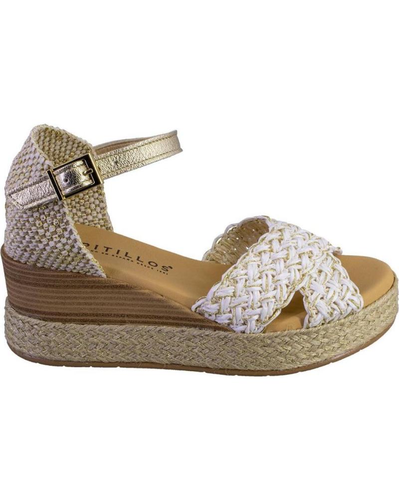 Sandali PITILLOS  per Donna 10593 SANDALIAS DE MUJER  BLANCO
