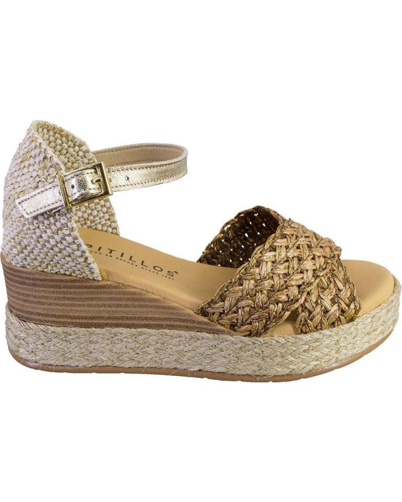 Sandales PITILLOS  pour Femme 10593 SANDALIAS DE MUJER  CUERO