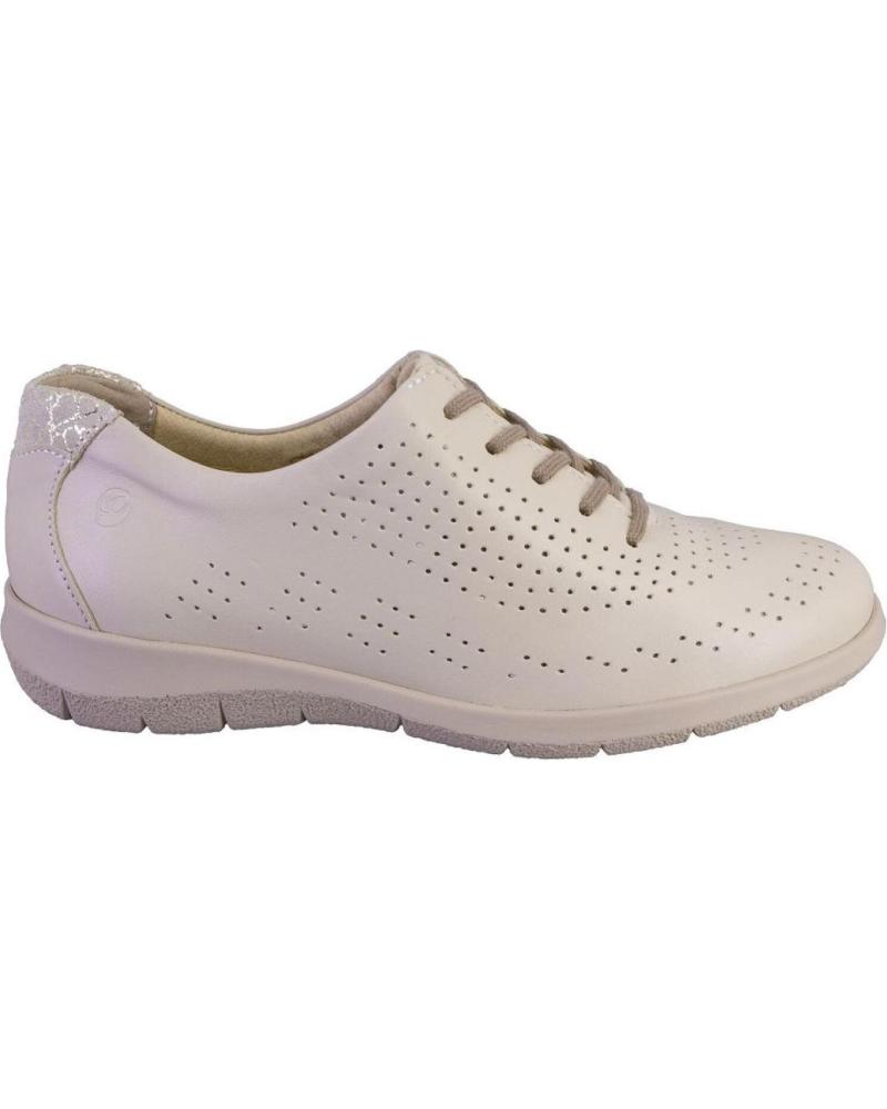 Zapatos SUAVE  de Mujer 3603 ZAPATILLAS CASUAL DE MUJER BLANCO PIEL  HIELO