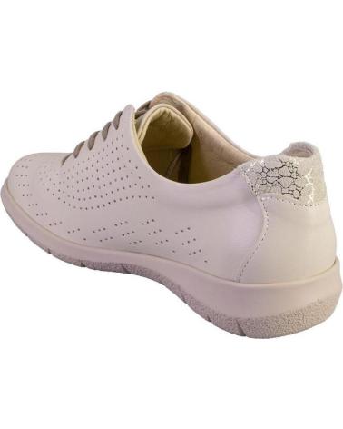 Zapatos SUAVE  de Mujer 3603 ZAPATILLAS CASUAL DE MUJER BLANCO PIEL  HIELO
