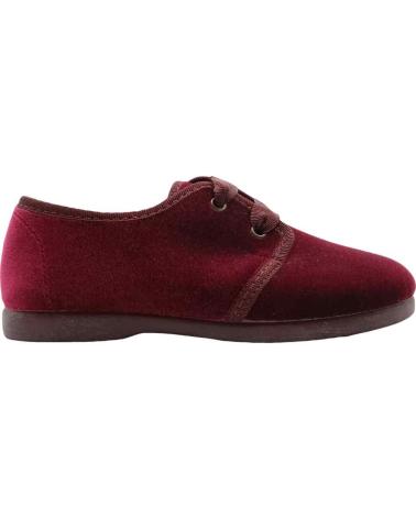 Zapatos TOKOLATE  de Niña ZAPATO BLUCHER TERCIOPELO  MORADO