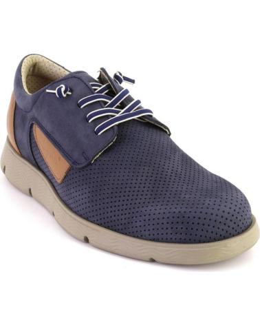 Zapatos de Hombre CLAYAN 3600 ZAPATILLAS CASUAL DE HOMBRE NOBUK AZUL MARINO