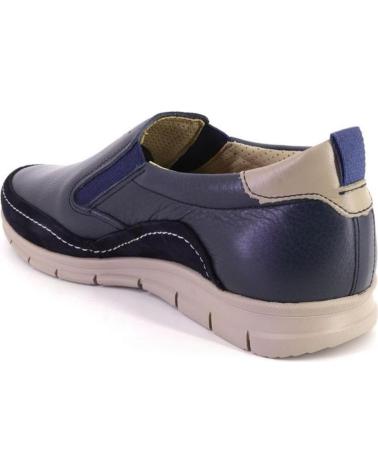 Zapatos CLAYAN  de Hombre 674 MOCASINES DE HOMBRE PIEL  AZUL MARINO