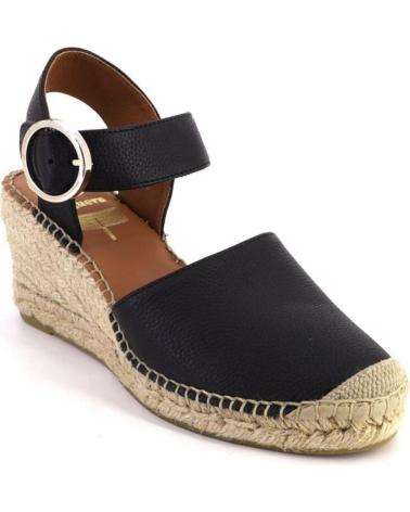 Sandalias VIGUERA  de Mujer 1922 ALPARGATAS DE MUJER PIEL  NEGRO