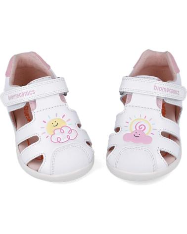 Sandales BIOMECANICS  pour Fille SANDALIAS PARA NINA 252166 TWIN  BLANCOROSAD113
