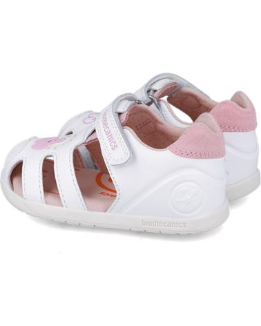 Sandales BIOMECANICS  pour Fille SANDALIAS PARA NINA 252166 TWIN  BLANCOROSAD113