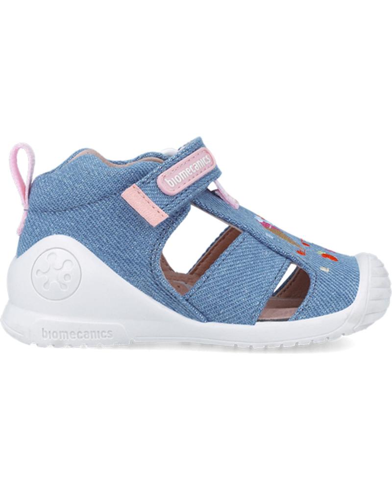 Sandales BIOMECANICS  pour Fille SANDALIAS NINA MODELO 252183B COLOR AZUL  INIGO
