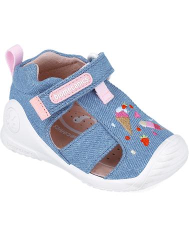 Sandales BIOMECANICS  pour Fille SANDALIAS NINA MODELO 252183B COLOR AZUL  INIGO