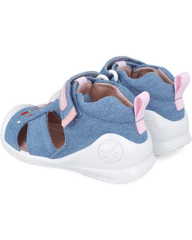 Sandales BIOMECANICS  pour Fille SANDALIAS NINA MODELO 252183B COLOR AZUL  INIGO