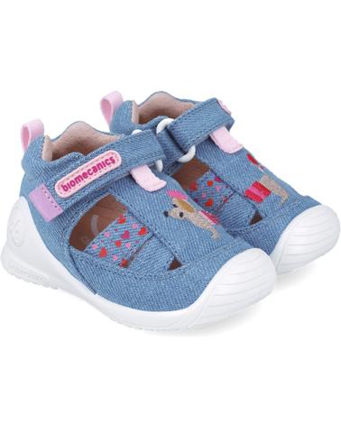 Sandales BIOMECANICS  pour Fille SANDALIAS NINA MODELO 252184B COLOR AZUL  INDIGO