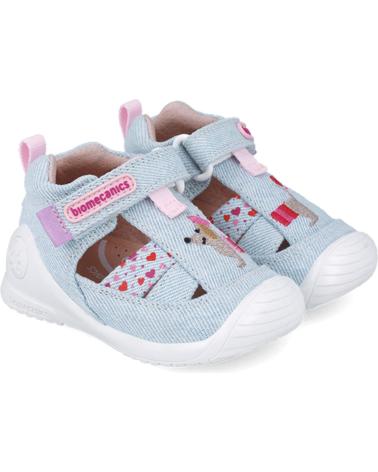 Sandales BIOMECANICS  pour Fille SANDALIAS NINA MODELO 252184B COLOR AZUL  JNSCLR