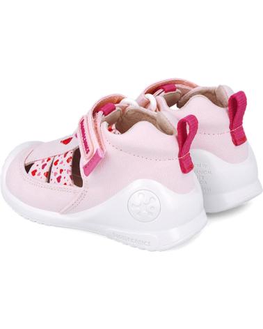 Sandales BIOMECANICS  pour Fille SANDALIA PARA NINA 252184 TWIN PRIMEROS PASOS  ROSAC032