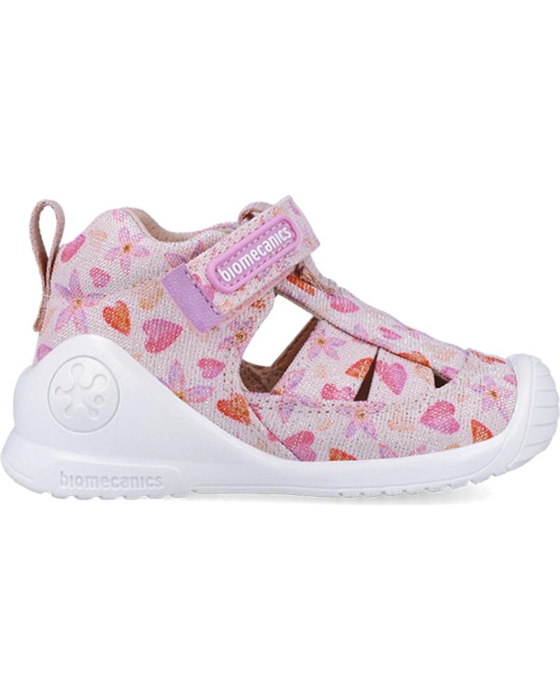 BIOMECANICS SANDALIAS NINA MODELO 252185B COLOR ROSA