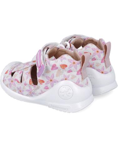 BIOMECANICS SANDALIAS PARA NINA 252185 PRIMEROS PASOS ESTAMPADO BLANCOB050