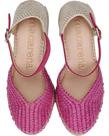 Sandalias MACARENA  de Mujer ALPARGATA INCA ALBA21 PARA MUJER EN COLOR  ROSA