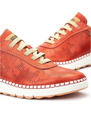 Sportivo PIKOLINOS  per Donna 6621C1 ZAPATILLAS CASUAL DE MUJER PIEL  ROJO