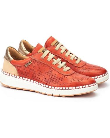 Sportivo PIKOLINOS  per Donna 6621C1 ZAPATILLAS CASUAL DE MUJER PIEL  ROJO