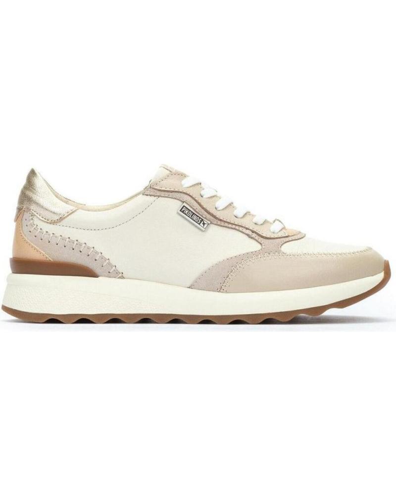 Woman Trainers PIKOLINOS 6625C1 ZAPATILLAS CASUAL DE MUJER PIEL HIELO BEIGE