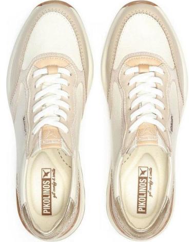 Woman Trainers PIKOLINOS 6625C1 ZAPATILLAS CASUAL DE MUJER PIEL HIELO BEIGE