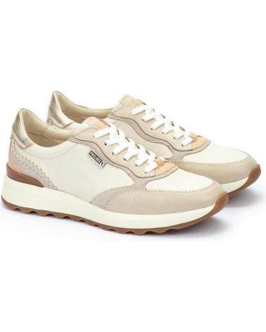 Woman Trainers PIKOLINOS 6625C1 ZAPATILLAS CASUAL DE MUJER PIEL HIELO BEIGE