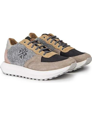 Zapatillas deporte POPA  de Mujer ZAPATILLAS INES FIELTRO  GRIS