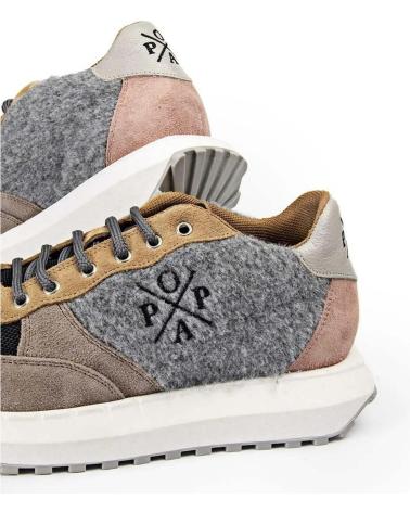 Zapatillas deporte POPA  de Mujer ZAPATILLAS INES FIELTRO  GRIS