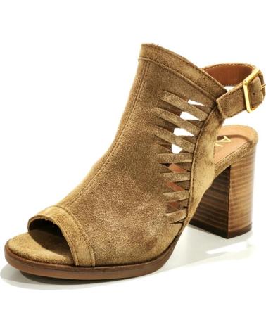 Sandalen ALPE  für Damen SANDALIA VESTIR DE ANTE CON TACON  CUERO