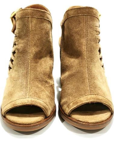 Sandalias ALPE  de Mujer SANDALIA VESTIR DE ANTE CON TACON  CUERO